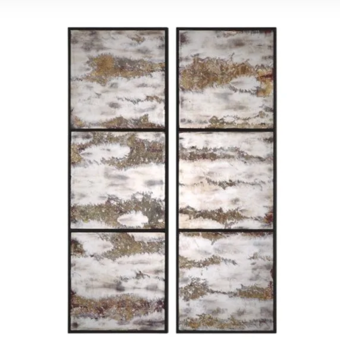Rita Mirrored Wall Panels Set of 2
