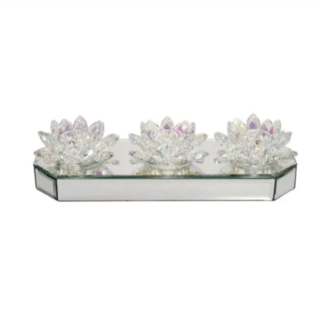 Glass Candle Holder
