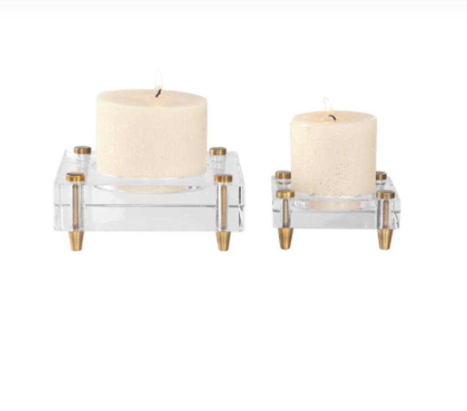 Claire Candleholders S/2