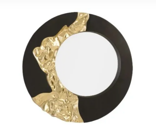 Black and Gold Mirror
