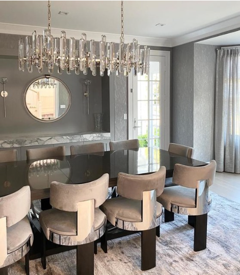 Bonnet Large Linear Chandelier