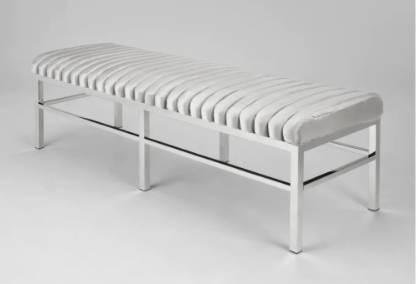 Chanel Velvet Bench