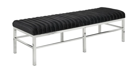 Chanel Velvet Bench