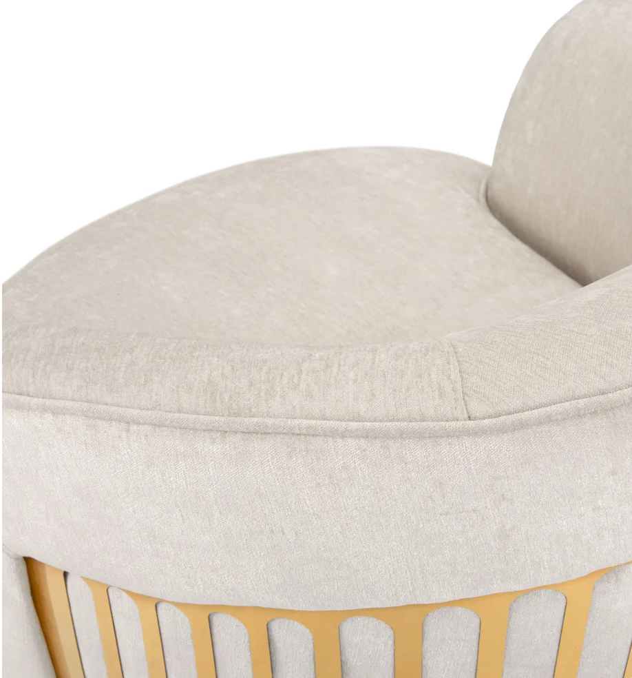 Lina Cream Swivel Chair