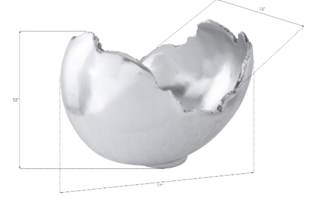 Silver Leaf Bowl
