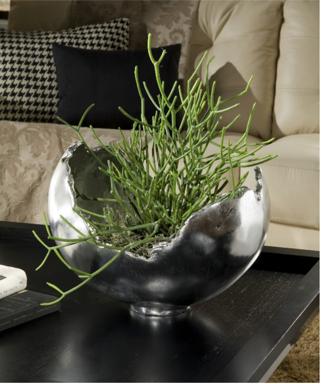 Silver Leaf Bowl