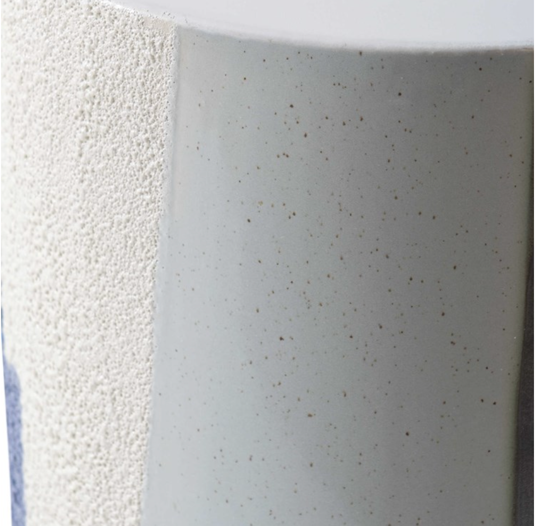 Graph Garden Stool Blue
