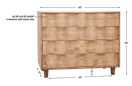 Crawford 4 Door Accent Chest