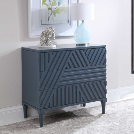 Colby 3 Drawer Chest Blue