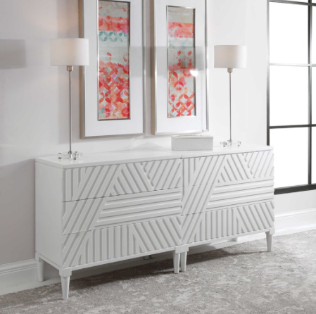 Colby 3 Drawer Chest White
