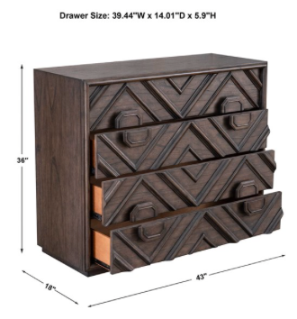 Mindra 4 Drawer Chest