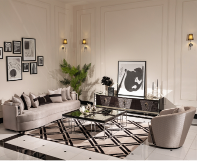 Glossy Charcoal Sand Media Cabinet