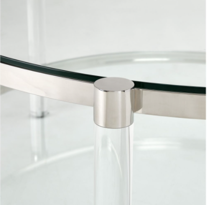 Marlin Silver Acrylic Coffee Table
