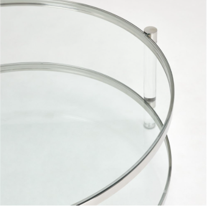 Marlin Silver Acrylic Coffee Table
