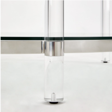Marlin Silver Acrylic Coffee Table