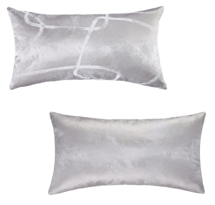 10 Piece King Size Platinum and Silver Comforter Set