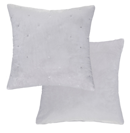 10 Piece King Size Platinum and Silver Comforter Set