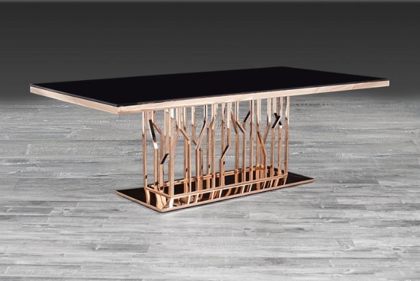 Lena Dining Table Rose Gold