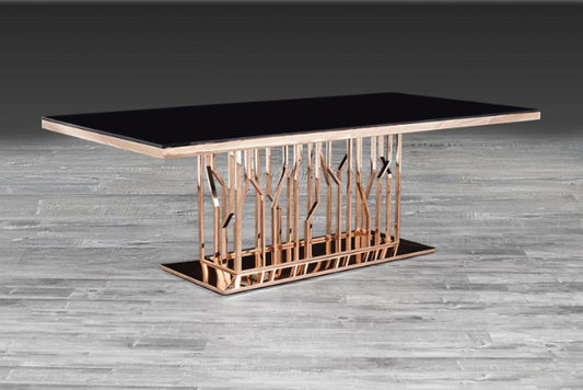 Lena Dining Table Rose Gold