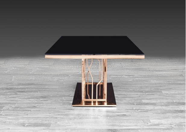 Lena Dining Table Rose Gold