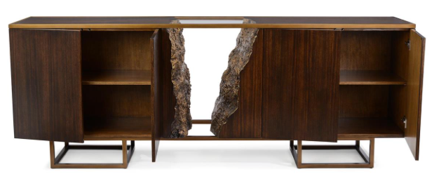 John Richard Terra Four Door Credenza Brown