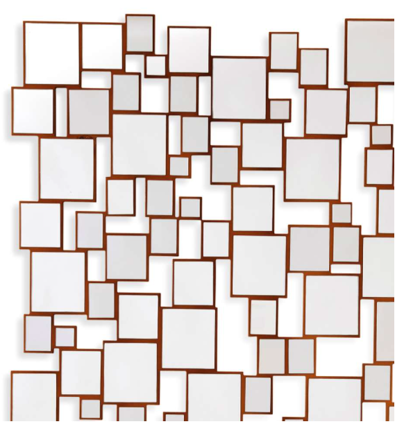 Maze wall mirror