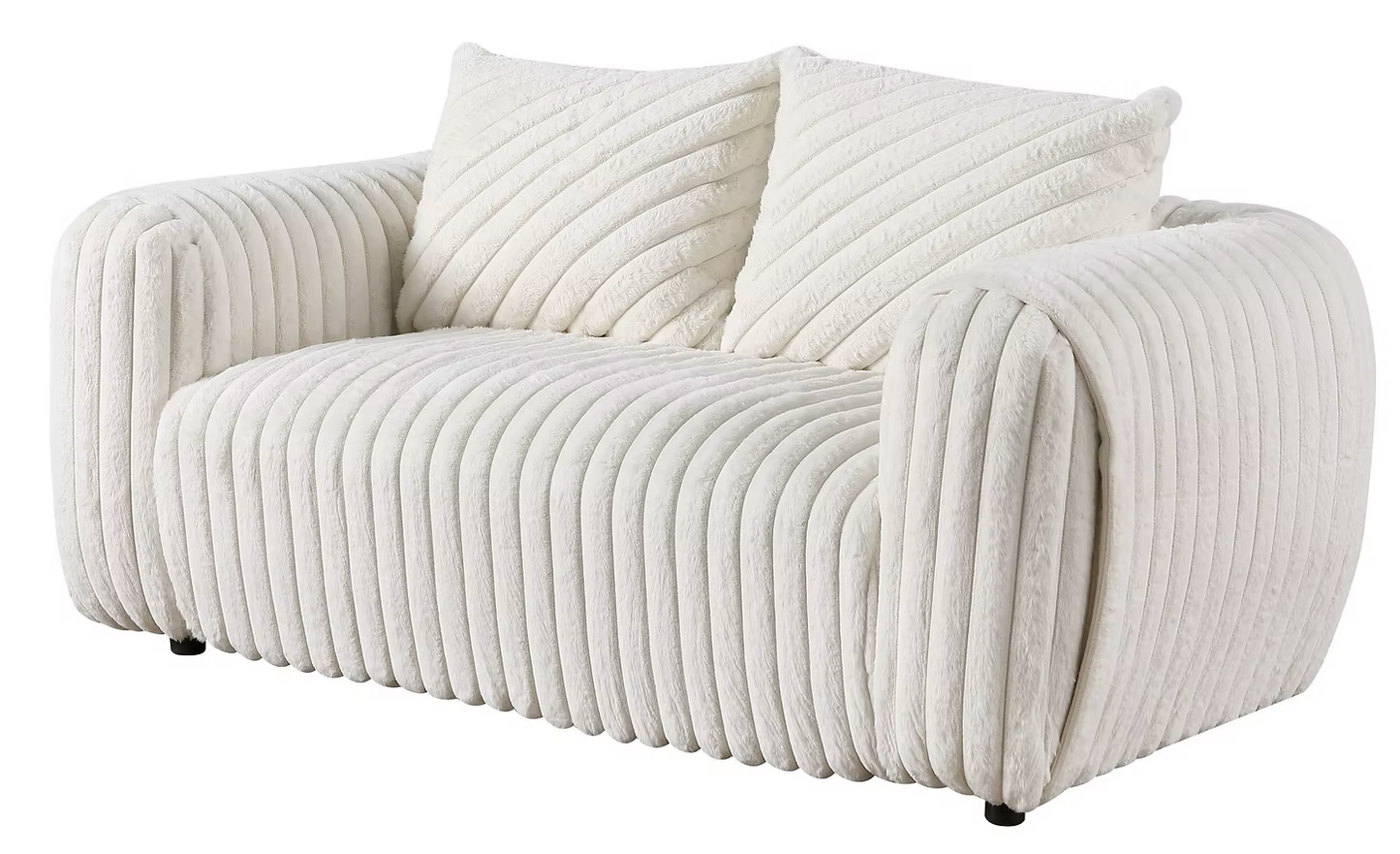 Vision White Sofa & Love Seat Set