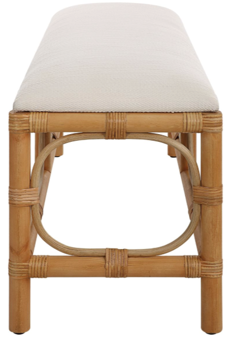 Laguna Bench, White Large