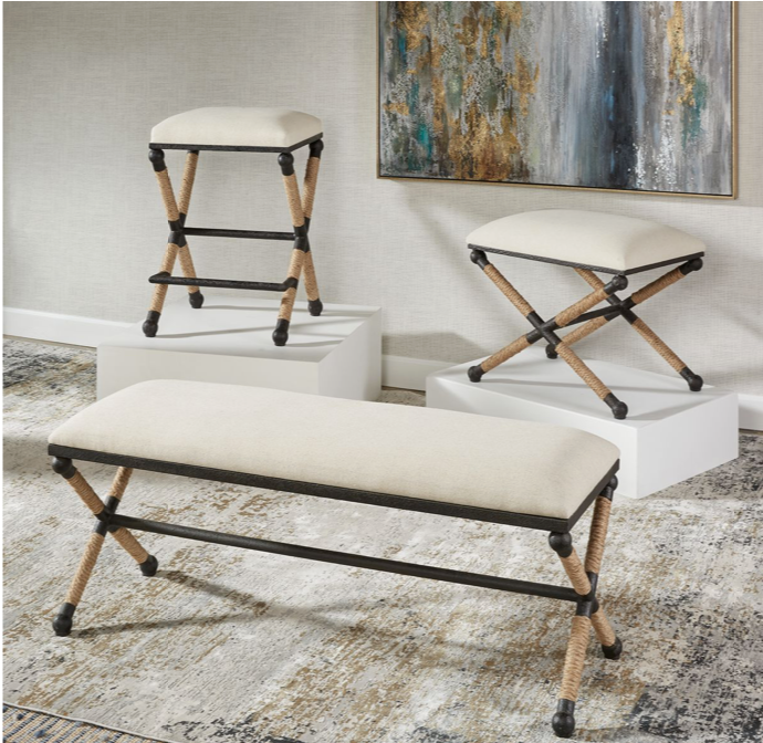 Firth Bench, Oatmeal Large