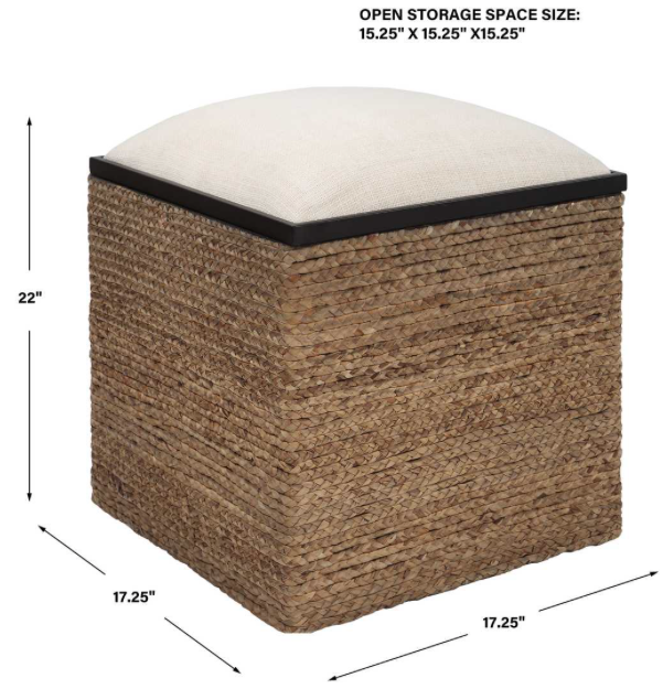 Island Ottoman, Square