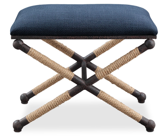 Firth Small Bench, Navy