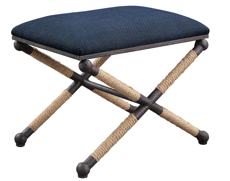 Firth Small Bench, Navy