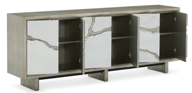Ravine Silver Credenza