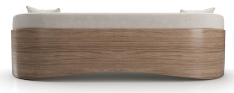 Caracole Fleur Wood Back Sofa