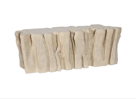 Freeform Root Bench, Roman Stone