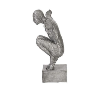 Outstretched Arms Sculpture, Aluminum, Large