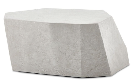Outdoor/Indoor Coffee Table, Limestone