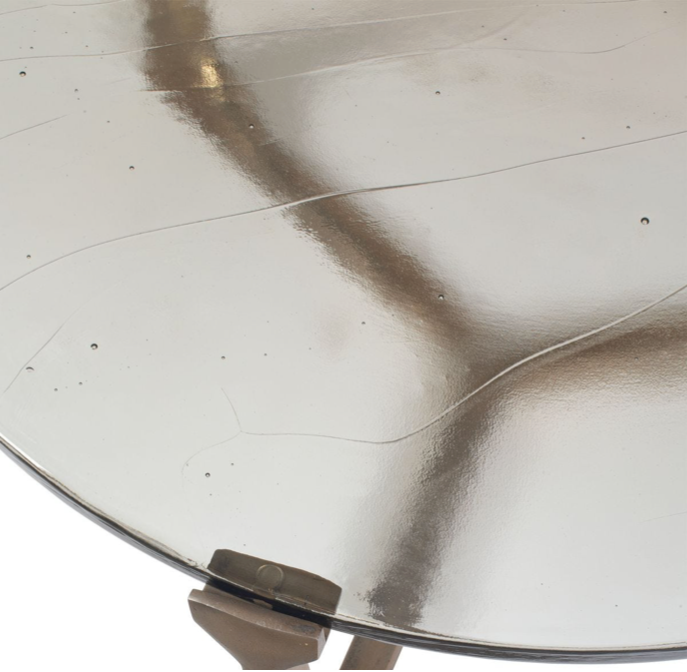 Brass & Glass Outdoor/Indoor Coffee Table