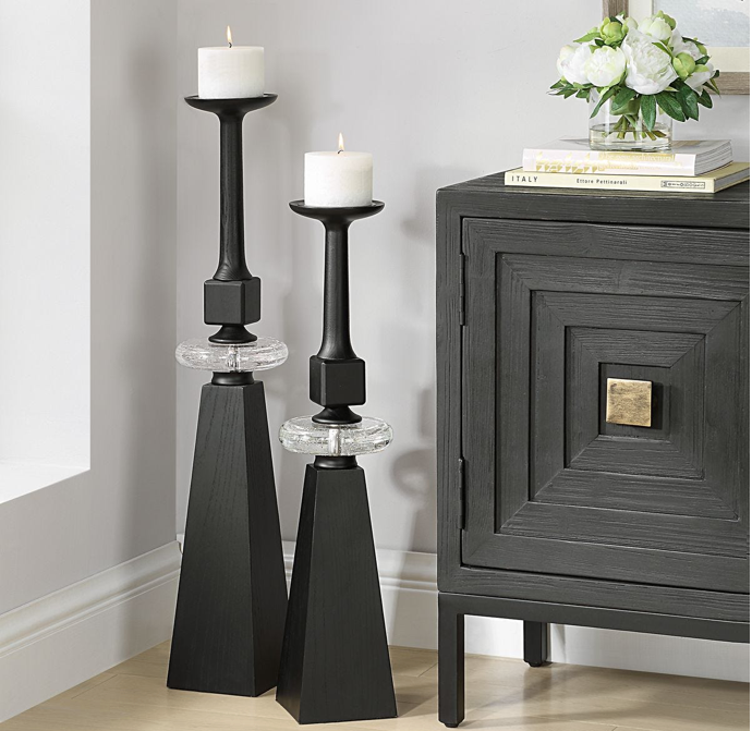 Ebon Glow, Candleholders, S/2