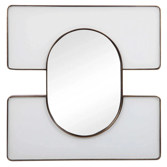 Embrace White & Gold Mirrors