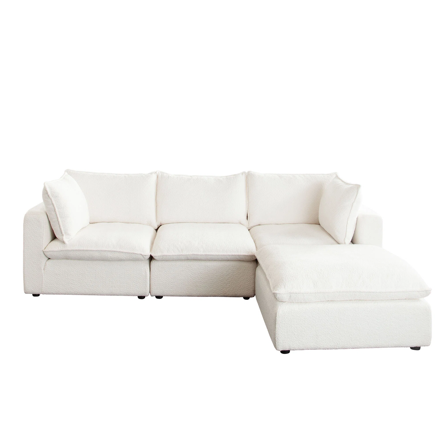 Janice 4 Piece Upholstered Sectional