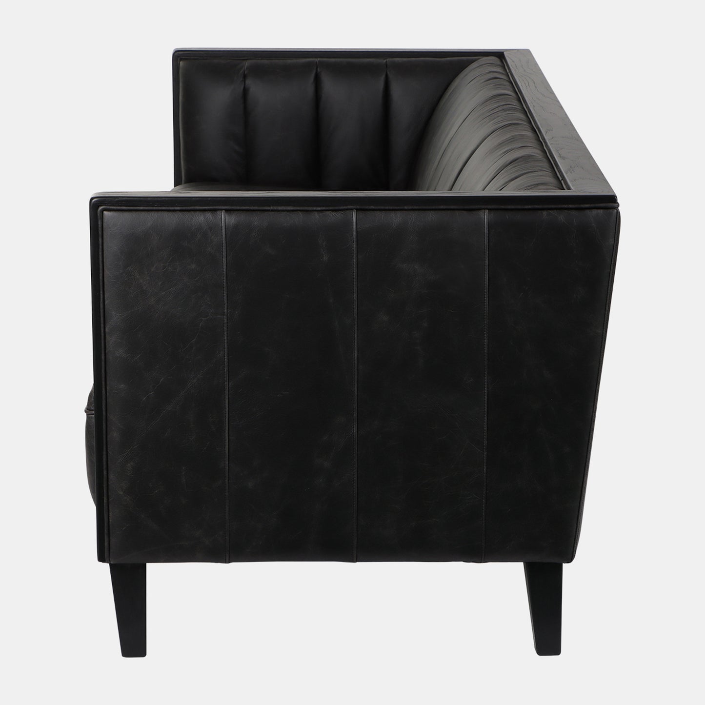 Black Leather Sofa