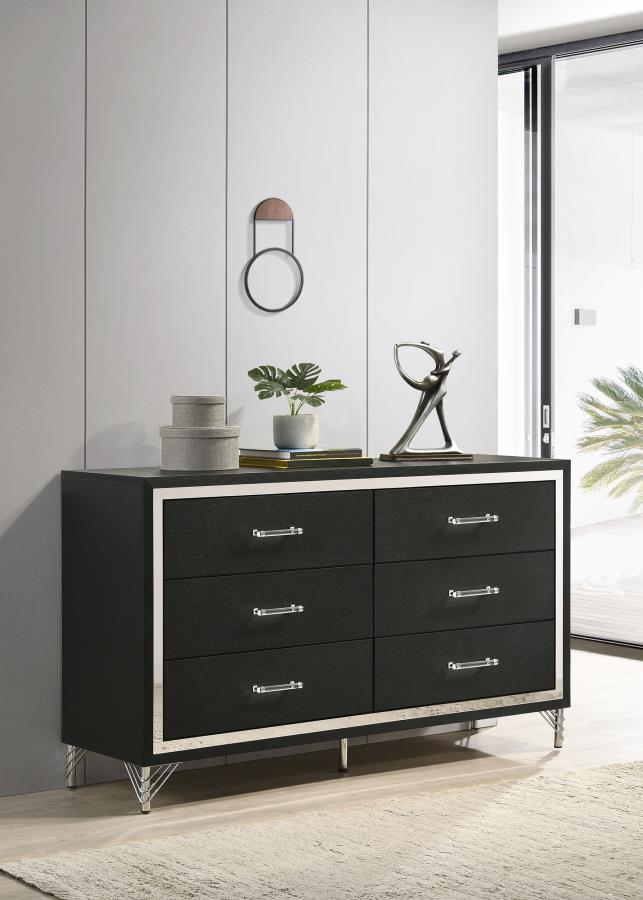 Licelle Black& Silver Dresser