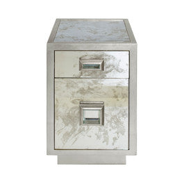 Cisco Silver Side Table