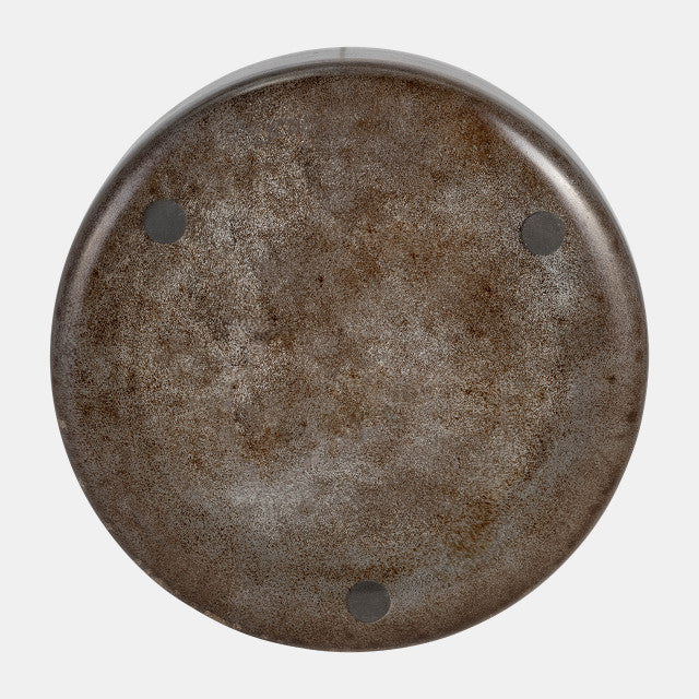 Glass, Set of 2 10/14" Decorative Bowls, Bronze