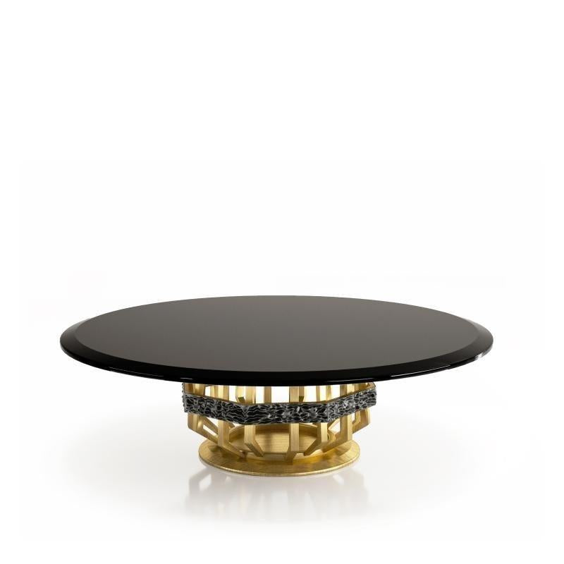 Mirage Gold Round Coffee Table