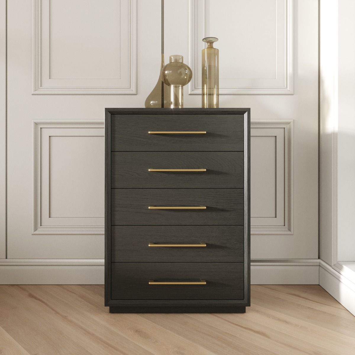 Manhattan Grey and Gold Chest
