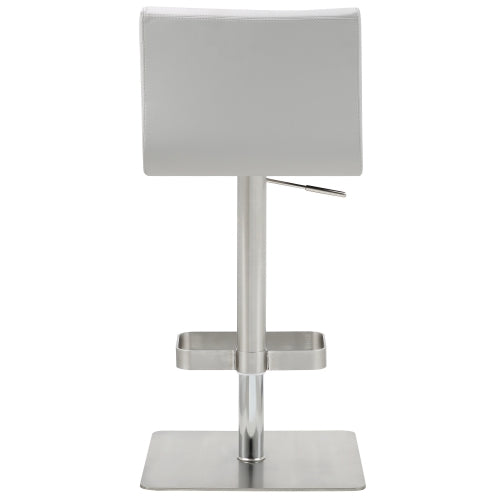 Hester White Adjustable Barstool Set of 2
