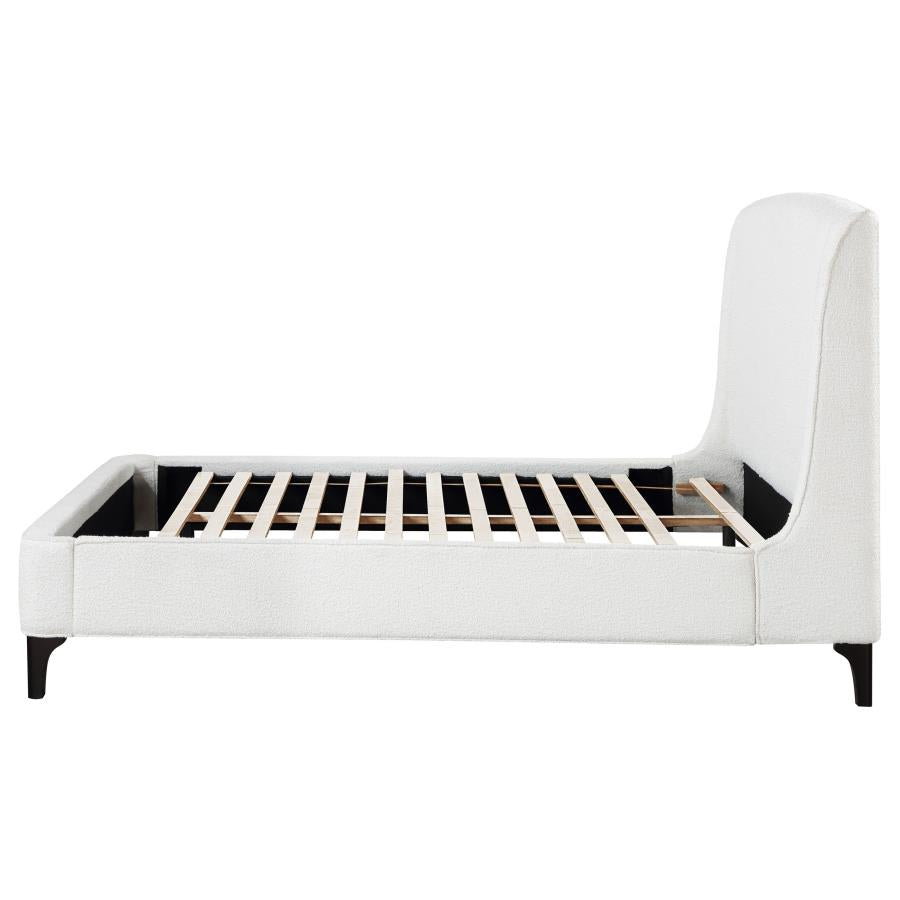 Manley Wingback Upholstered Bed