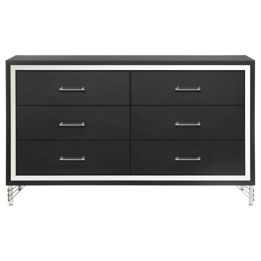 Licelle Black& Silver Dresser
